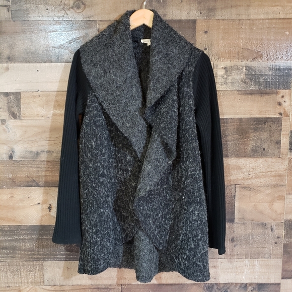 Hem & Thread Sweaters - Hem & Thread open wool blend cardigan